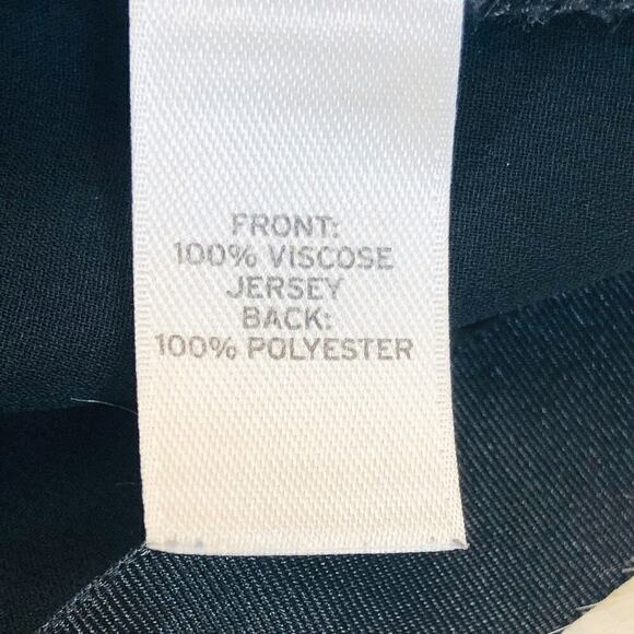 Trouve Black Sleeveless Sheer Back Blouse Size M - Picture 5 of 8